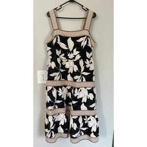 Isaac Mizrahi Live! Regular Tiered Midi Dress Sz 16P Coastal Preppy Vacation